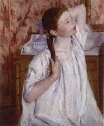 Mary Cassatt The girl do up her hair oil on canvas